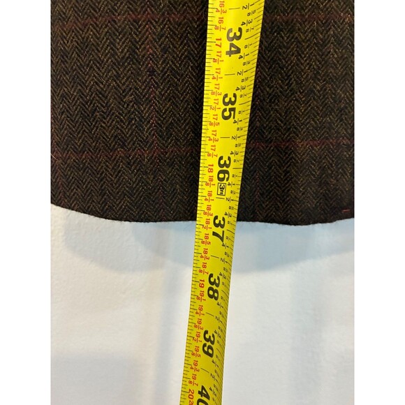 Peruvian Connection brown houndstooth jacket sz 8 - Picture 10 of 10
